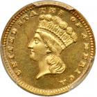 1885 $1 Gold Indian. PCGS MS63