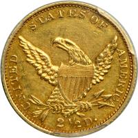 1834 $2.50 Classic Head. PCGS AU50 - 2