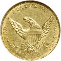 1835 $2.50 Classic Head. NGC MS61 - 2