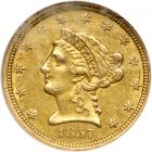 1857-S $2.50 Liberty. NGC AU55