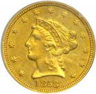 1858-C $2.50 Liberty. PCGS AU58