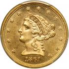 1861 $2.50 Liberty. PCGS MS64