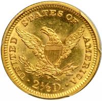 1890 $2.50 Liberty. PCGS MS63 - 2
