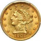 1904 $2.50 Liberty. PCGS MS63