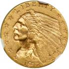 1912 $2.50 Indian. NGC MS63