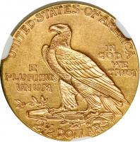 1912 $2.50 Indian. NGC MS63 - 2