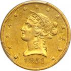 1851-O $10 Liberty. PCGS AU53