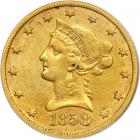 1858-S $10 Liberty. PCGS VF35