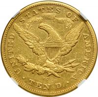 1874-CC $10 Liberty - 2