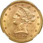 1881-S $10 Liberty. NGC MS63