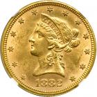 1882 $10 Liberty. NGC MS61