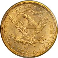 1891-CC $10 Liberty. PCGS MS62 - 2