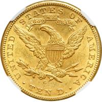 1892-O $10 Liberty. NGC MS62 - 2