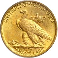 1907 $10 Indian. No periods. PCGS MS63 - 2