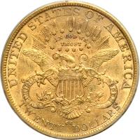 1890-CC $20 Liberty. PCGS AU53 - 2