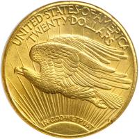 1928 $20 St. Gaudens. ANACS AU50 - 2