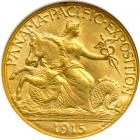 1915-S Panama-Pacific Gold $2.50. NGC MS64