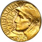 1915-S Panama-Pacific Gold Dollar. PCGS MS62