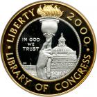 2000-W Library of Congress Bicentennial Bimetallic $10. PCGS PF69
