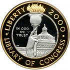 2000-W Library of Congress Bicentennial Bimetallic $10. PCGS PF69