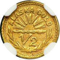 1911 Alaska 50¢ Gold. NGC MS61 - 2