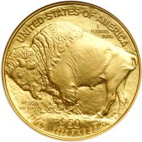 2007 $50 American Gold Buffalo .9999 Fine. NGC MS70 - 2