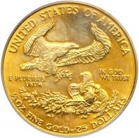 1991 $25 Gold Eagle. PCGS MS66 - 2