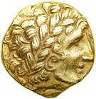 Celtic Gaul. Rennes Region (Bretagne). Gold Stater (7.72 g) struck c. 2nd century BC. EF