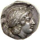 Lucania. Thourioi, c. 443-400 BC. AR Stater (7.99 g). EF