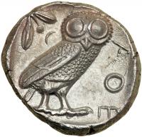 Attica, Athens, c. 420-405 BC. AR Tetradrachm (17.02g). EF - 2