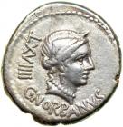 Roman Republic. C. Norbanus, moneyer. AR Denarius minted at Rome, 83 BC