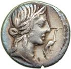 Roman Republic. Q. Caecilius Metellus Pius, moneyer. AR Denarius minted at Rome, 81 BC