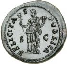 Titus, AD 79-81. AE Dupondius minted at Rome, 1 July AD 72-30 June AD 73, while Caesar under Vespasian. AU - 2