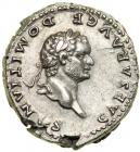 Domitian, AD 81-96. AR Denarius minted at Rome as Caesar by Vespasian, AD 77-78. EF