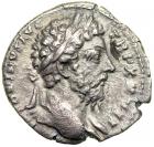 Marcus Aurelius, AD 161-180. AR Denarius minted at Rome, Dec. AD 173-June AD 174. VF