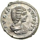 Julia Domna, wife of Septimius Severus, AD 193-211. AR Denarius minted c. AD 196-211, likely at Laodicea. EF