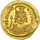 Heraclius, 610-641. Gold Solidus (4.36 g) minted at Constantinople, c. 610-613. EF