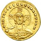 Basil II, 976-1025. Gold Histamenon Nomisma (4.32 g) minted at Constantinople. EF