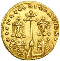 Basil II, 976-1025. Gold Histamenon Nomisma (4.32 g) minted at Constantinople. EF - 2