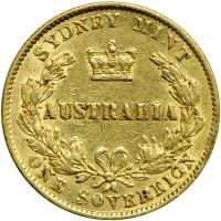 Australia. Sovereign, 1866 (Sydney). VF - 2