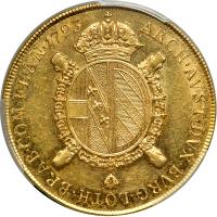 Austrian Netherlands. Sovrano, 1793-V (Gunzberg). PCGS AU55 - 2