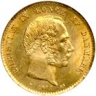 Denmark. 20 Kroner, 1877. NGC MS65