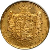 Denmark. 20 Kroner, 1910-VBP. PCGS MS66 - 2