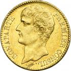 France. 40 Francs, AN 12-A. NGC AU55