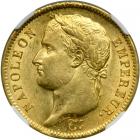 France. 40 Francs, 1811-A. NGC AU58