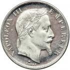 France. Platinum 50 Francs, 1862-A. BU