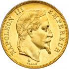 France. 100 Francs, 1869-A. NGC AU55