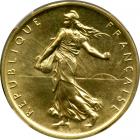 France. Piefort Gold 1 Franc, 1974. NGC PF68