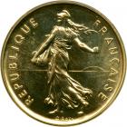 France. Piefort Gold 5 Francs, 1976. NGC PF67