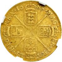 Great Britain. Guinea, 1685. NGC F12 - 2